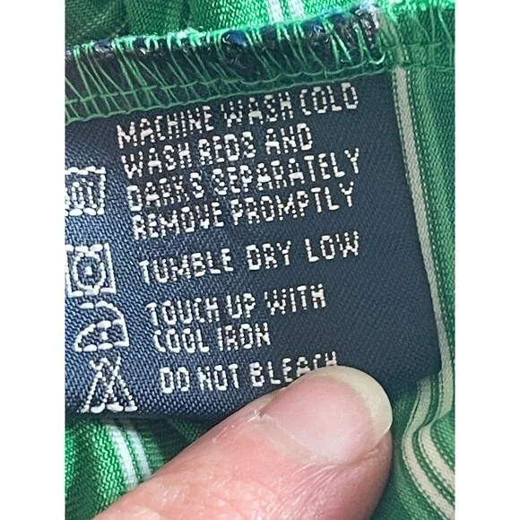 Pebble Beach Golf Shirt Men’s Green Stripe XXL Short Sleeve - Picture 4 of 5